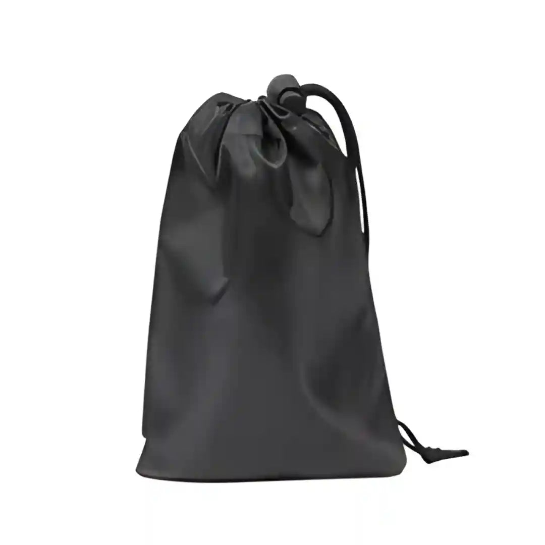 MyFarona waterproof black drawstring shoe carrying bag