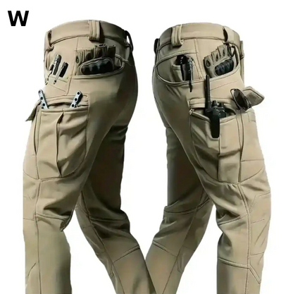 MyFarona T80 PRO professional khaki work pants with tactical pockets and gear