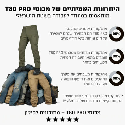 T80 PRO | מכנס עבודה מקצועי